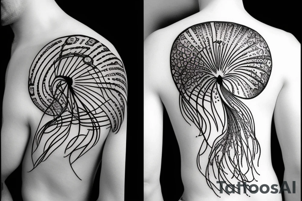jelly fish tattoo idea