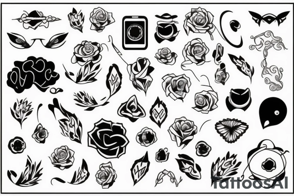 листочки tattoo idea