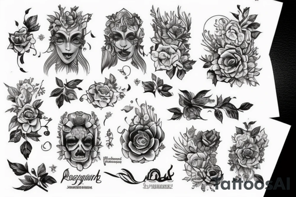 Красивые женские глаза смотрят на всех tattoo idea