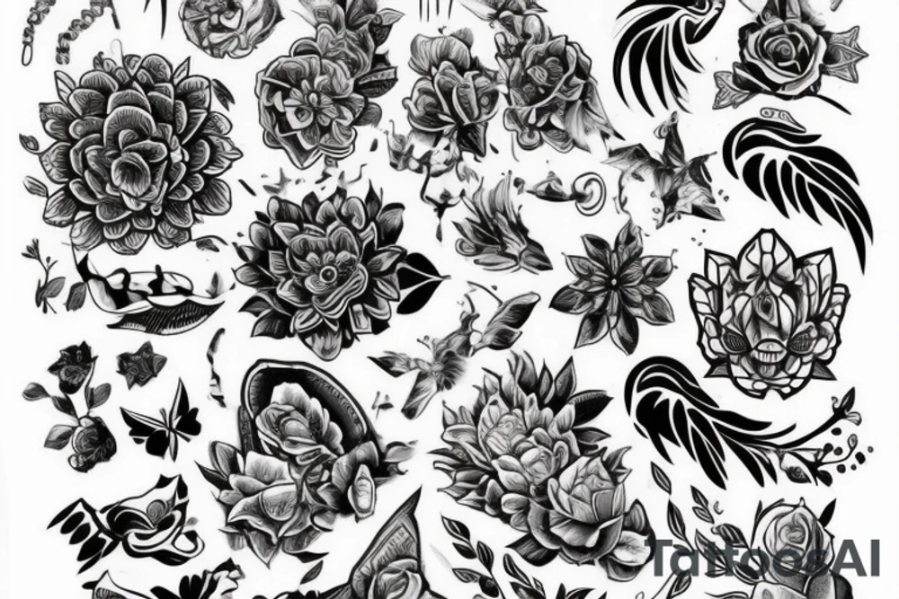 Красивые женские глаза смотрят на всех tattoo idea