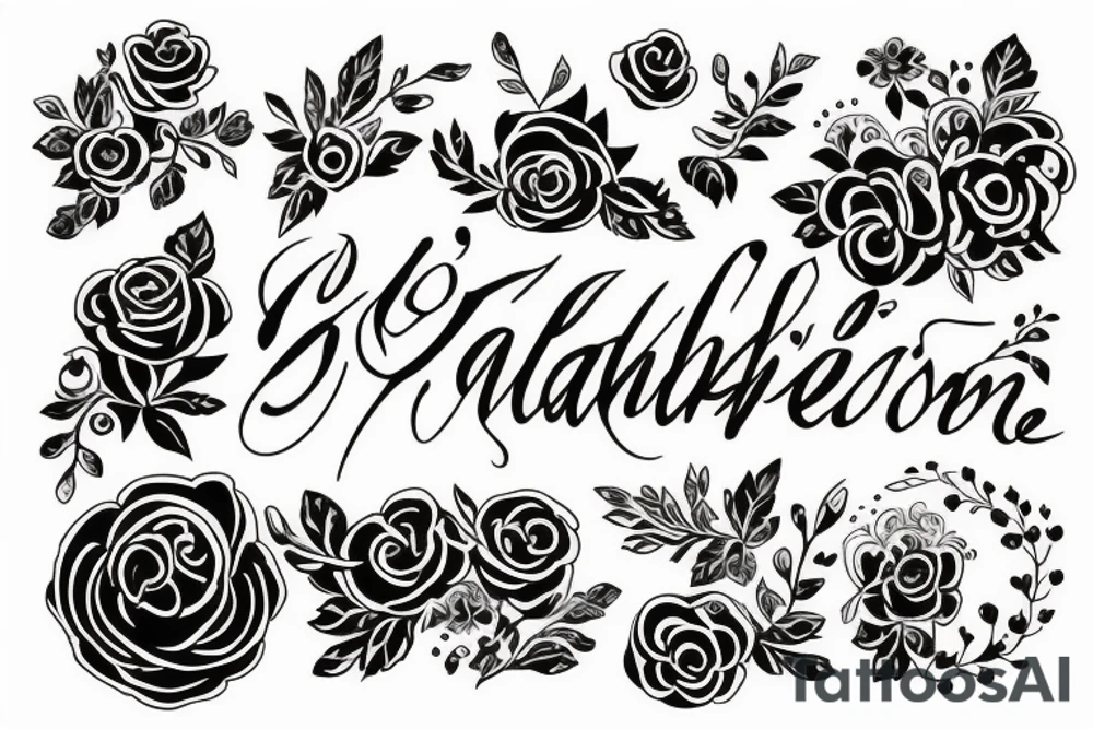 create tatoo with my second name Фалькенгоф tattoo idea