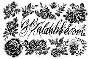 create tatoo with my second name Фалькенгоф tattoo idea