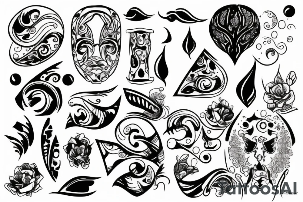 water tattoo idea