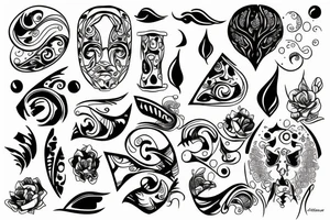 water tattoo idea