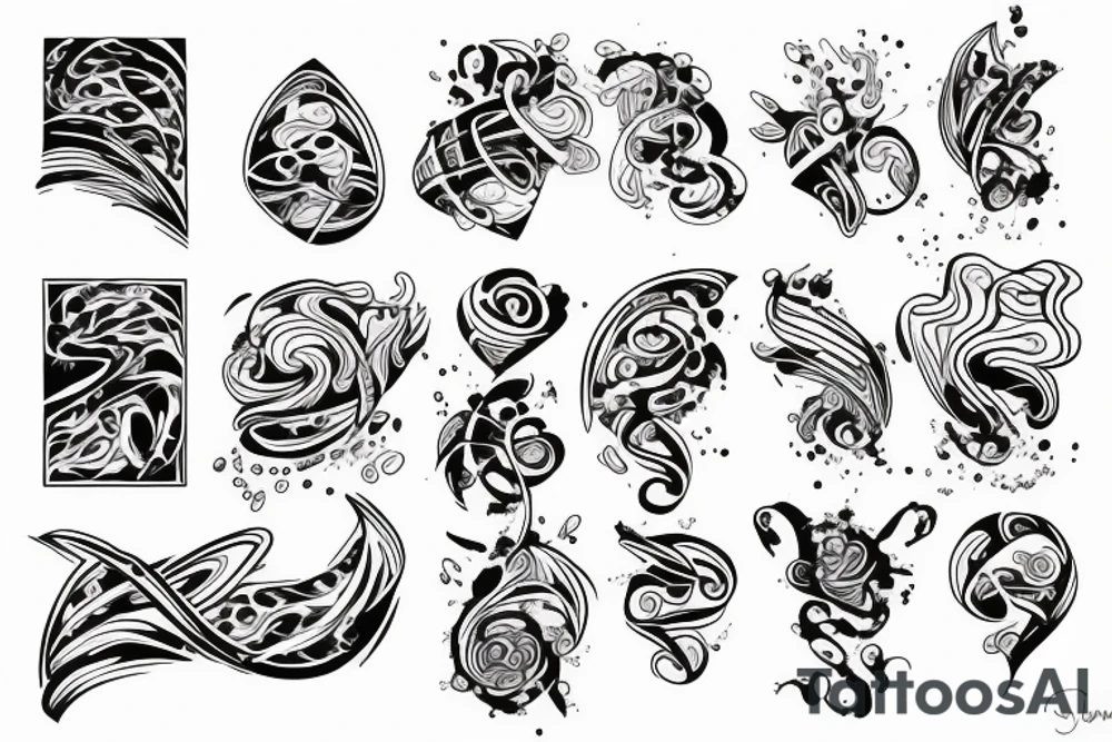 water tattoo idea