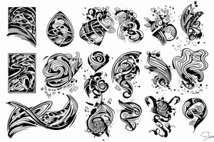 water tattoo idea