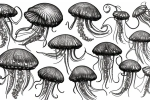 jelly fish tattoo idea