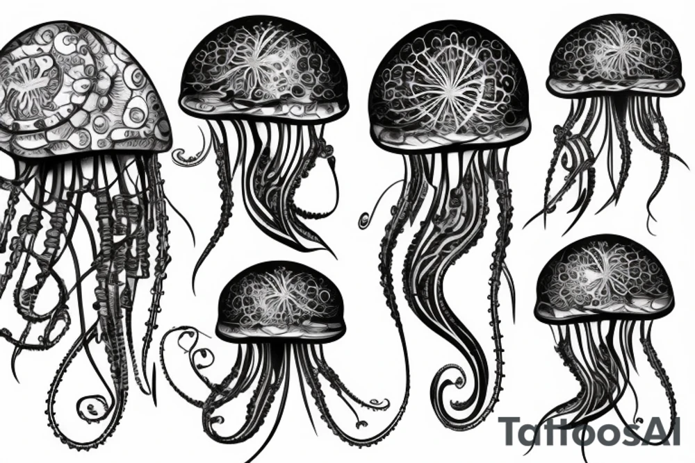 jelly fish tattoo idea