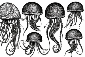 jelly fish tattoo idea
