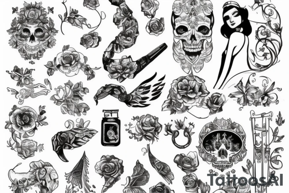 Женские глаза tattoo idea
