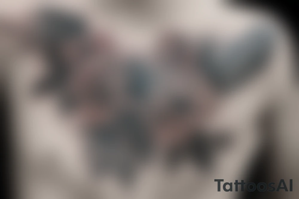 Статуя свободы, повязка на глазах, колючая проволка по всему телу tattoo idea