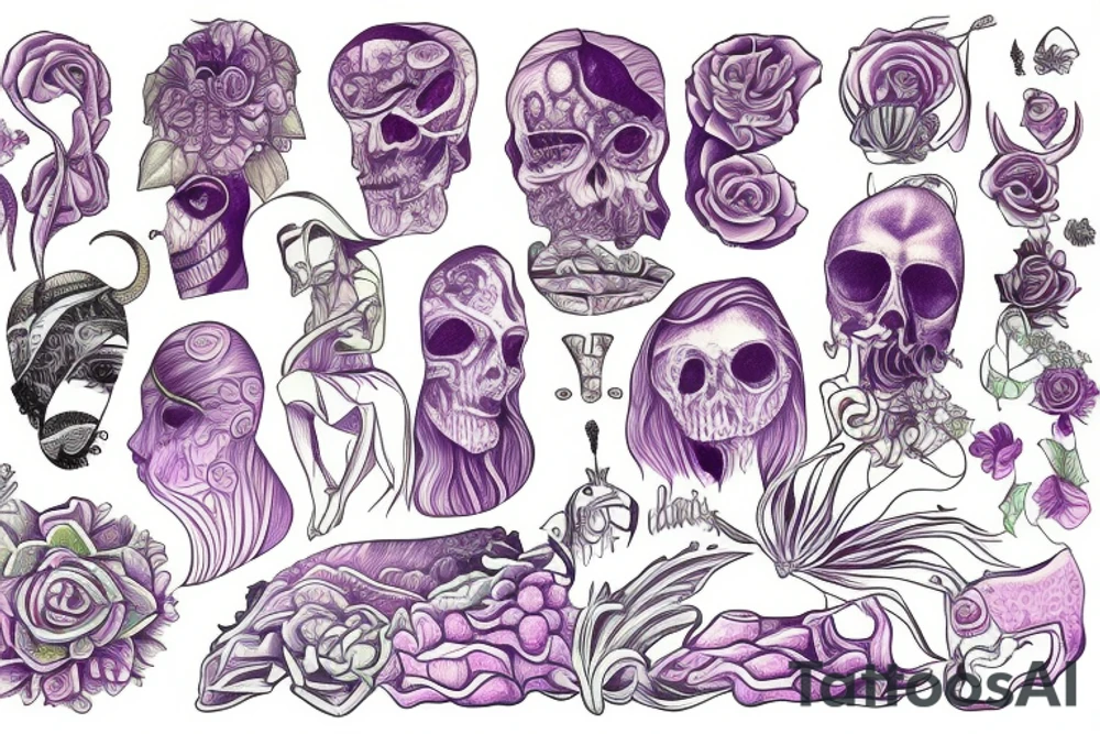 Fine lines tattoo idea