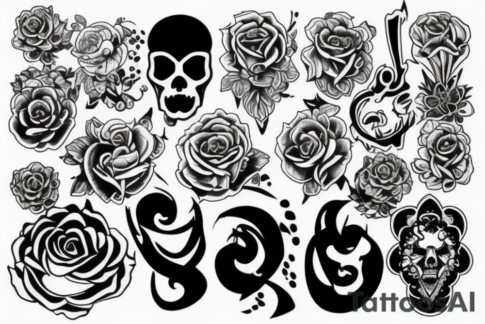 Бык и медведь дерутся tattoo idea