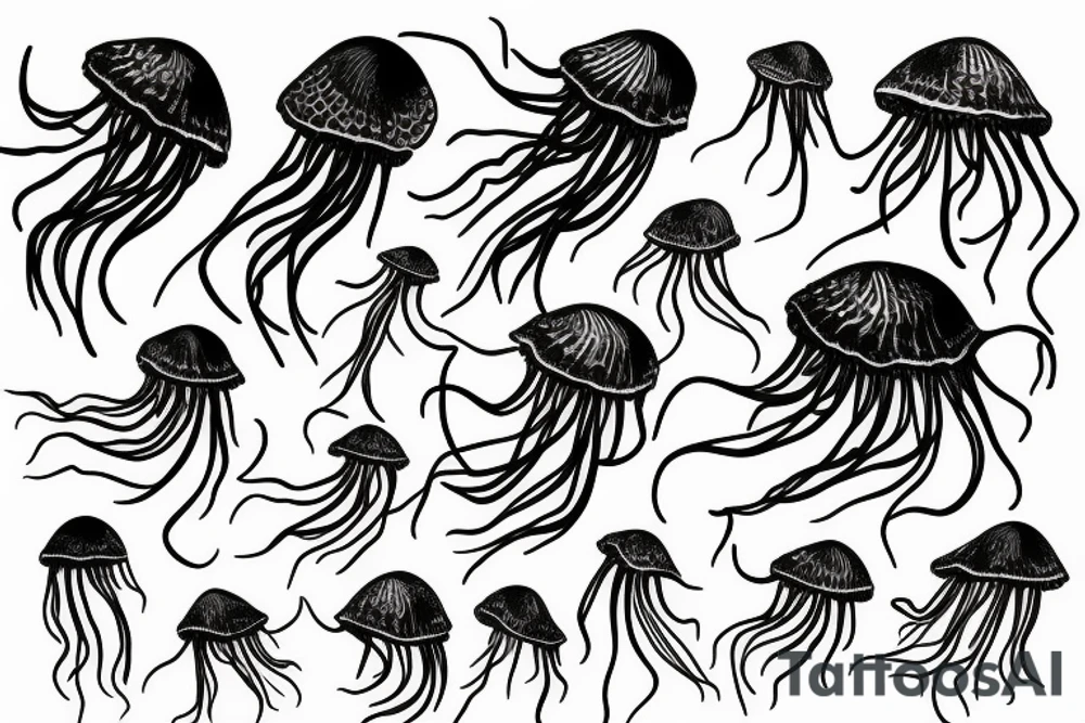 jelly fish tattoo idea