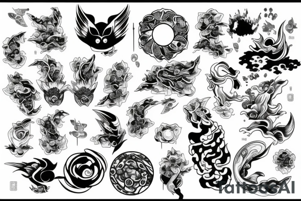 water tattoo idea