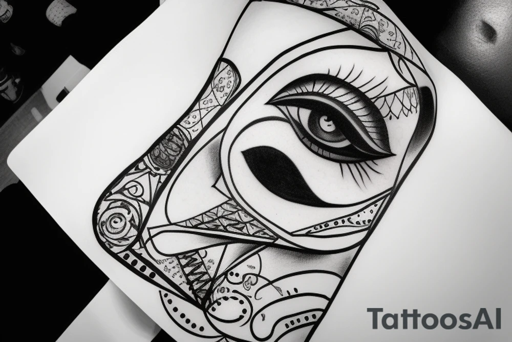 Only eyes tattoo idea
