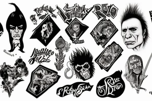A rock band tattoo idea
