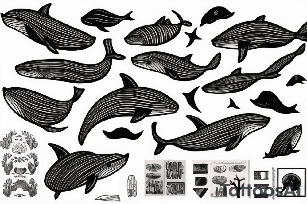 whale tattoo idea