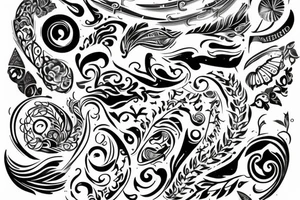 create tatoo with my second name Фалькенгоф without any decoration tattoo idea