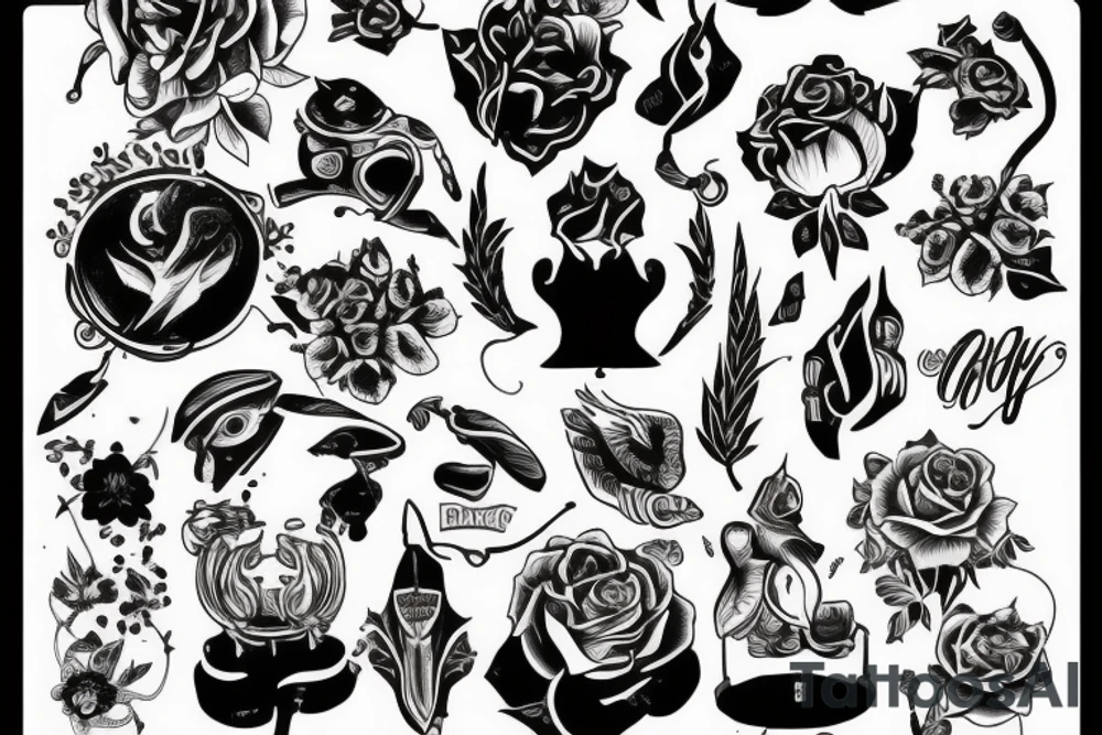 цветы tattoo idea
