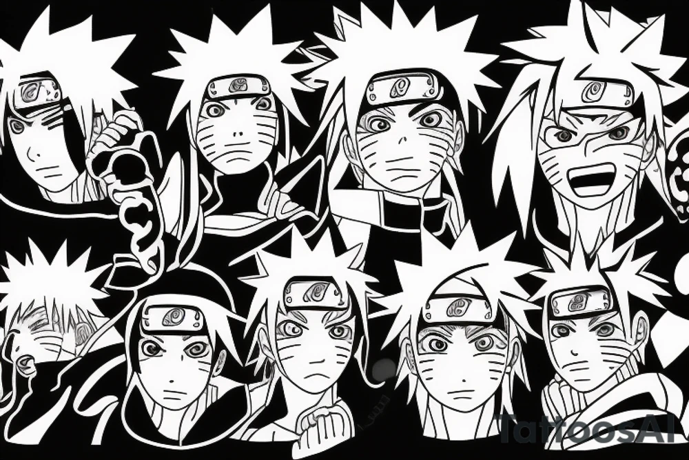 Naruto themed tattoo idea
