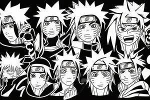 Naruto themed tattoo idea