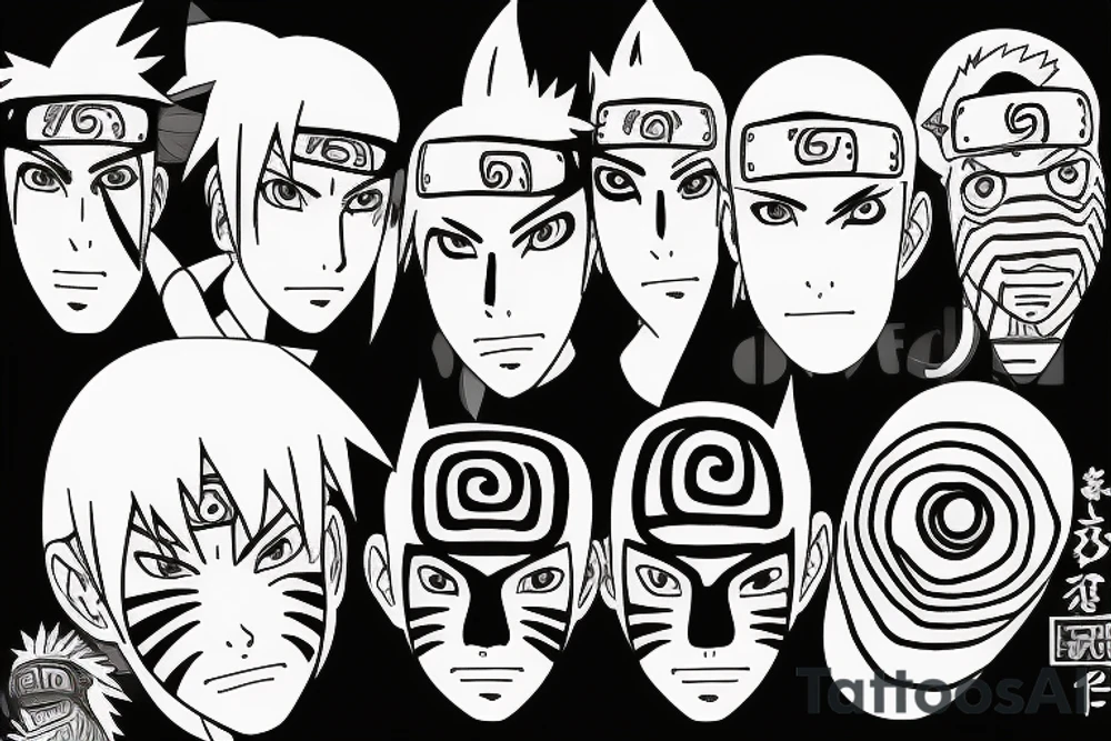 Naruto themed tattoo idea