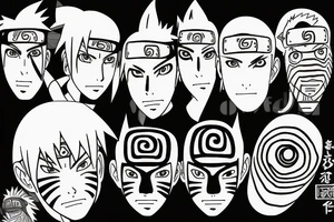 Naruto themed tattoo idea