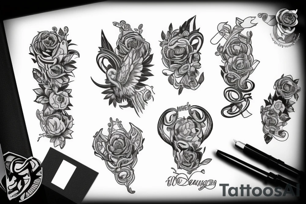 create tatoo with my second name Falkengof without any decoration tattoo idea