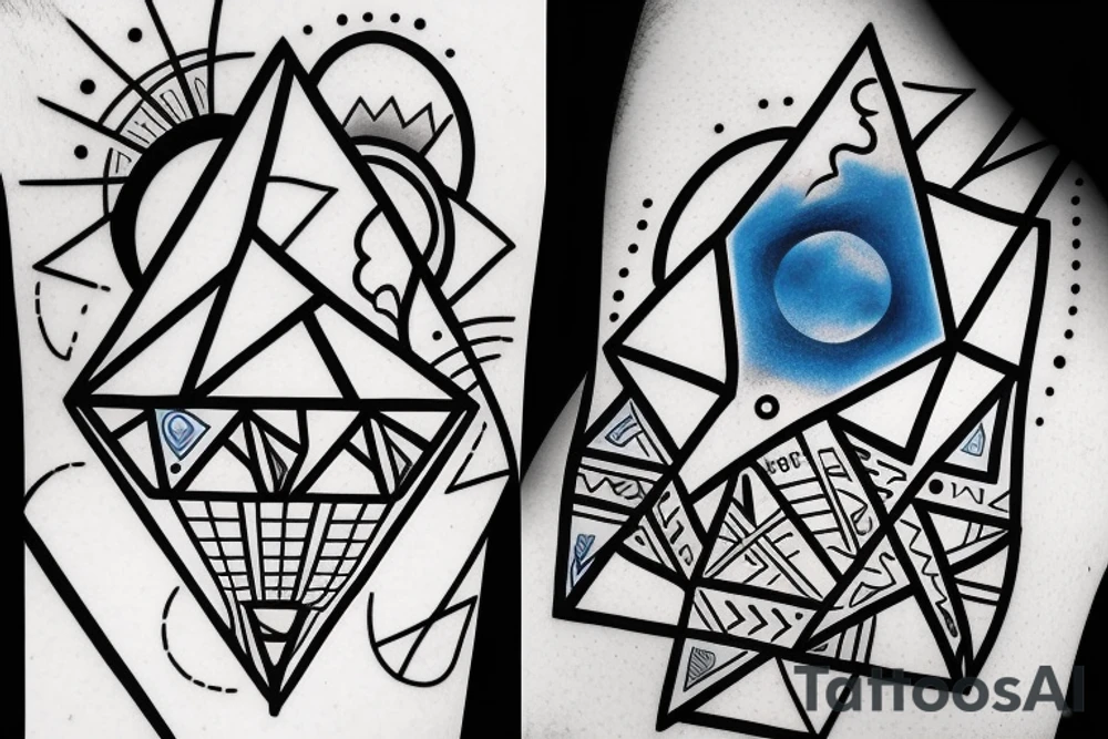 Triangle. Fire. Blue Fire. Energy. Harmony. Balance. tattoo idea Triangle. Fire. Blue Fire. Energy. Harmony. Balance. tattoo idea