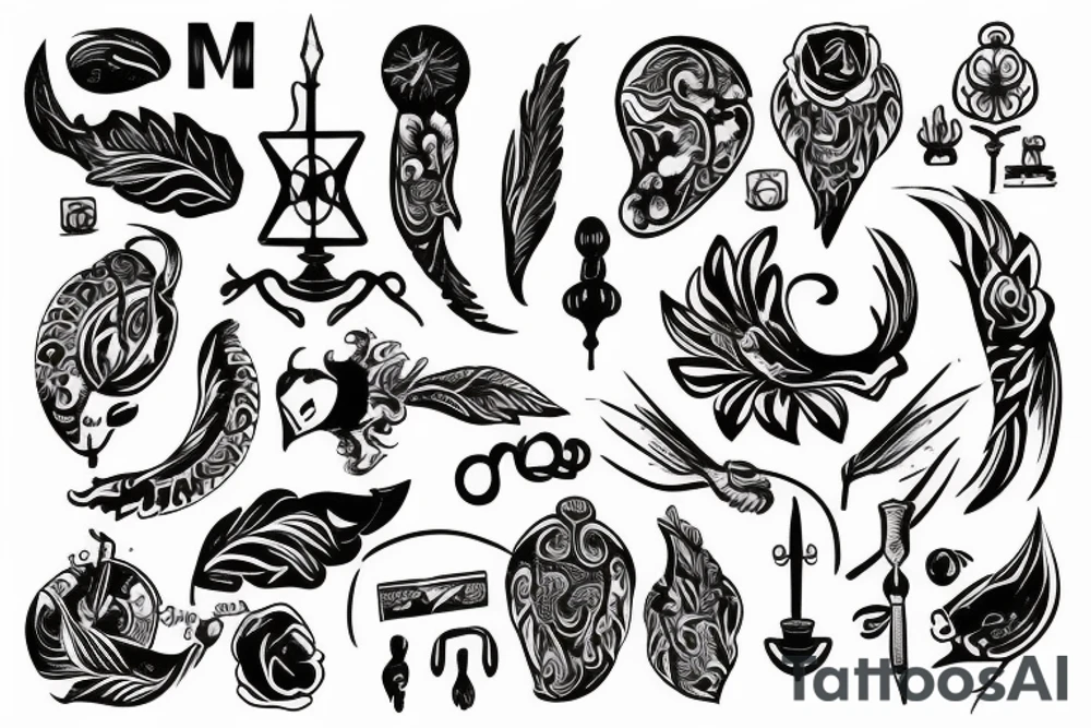 Велосипед tattoo idea