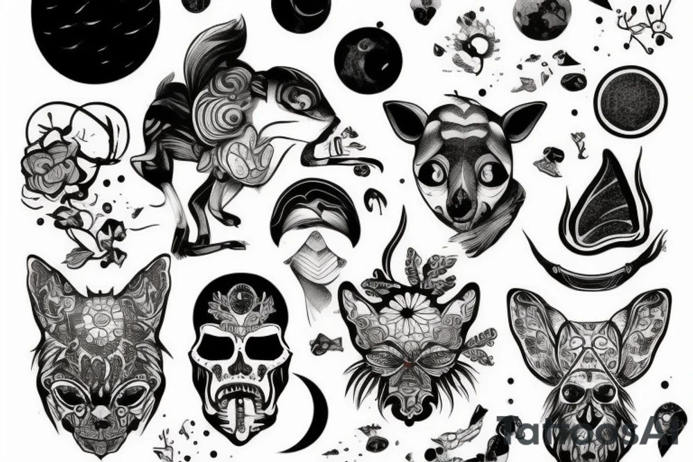 Монки д Луффи, зоро tattoo idea