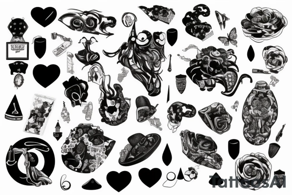 black mamontvuitton tattoo idea