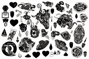 black mamontvuitton tattoo idea