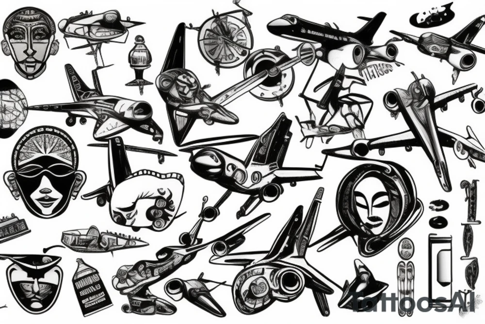 Boeing tattoo idea