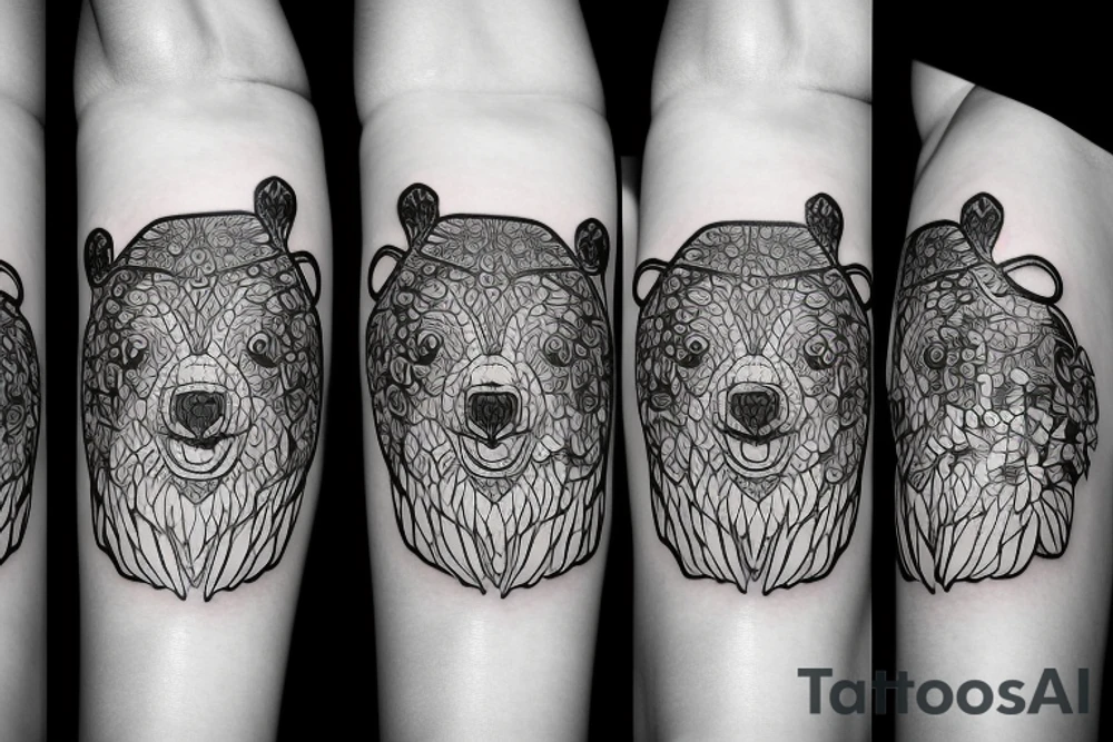 Angry Bear tattoo idea