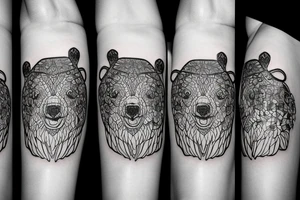 Angry Bear tattoo idea
