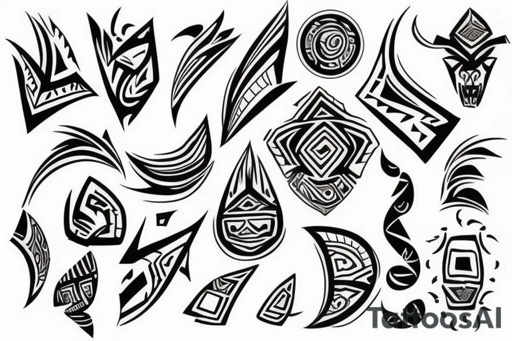 abstract tattoo idea