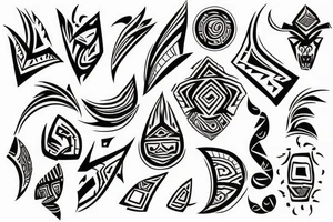 abstract tattoo idea