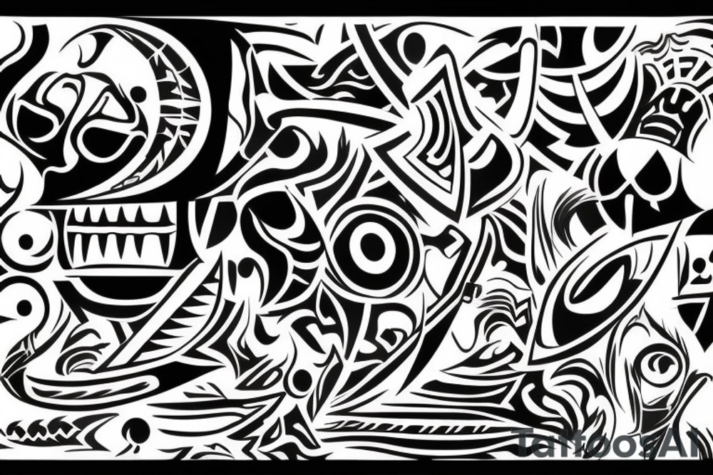 abstract tattoo idea