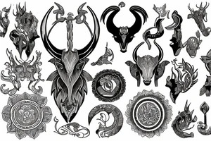 capricorn tattoo idea