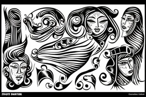 Rock tattoo idea