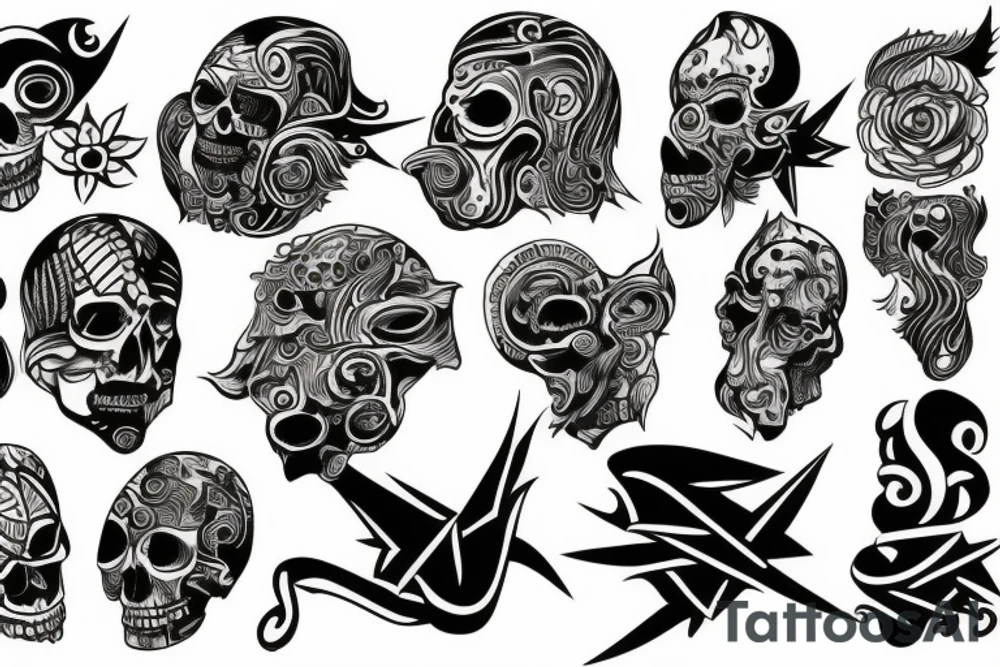 Rock tattoo idea