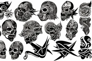 Rock tattoo idea