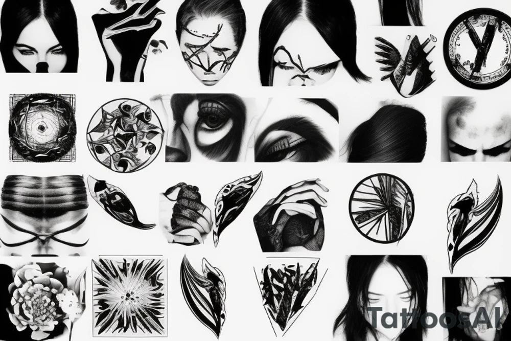 Minimal art tattoo idea