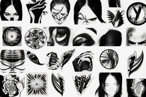 Minimal art tattoo idea