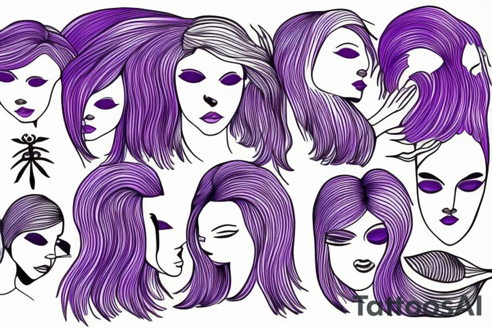 Fine lines lavender stick minimalist tattoo idea