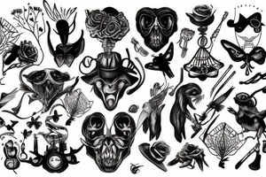 black hunter tattoo idea