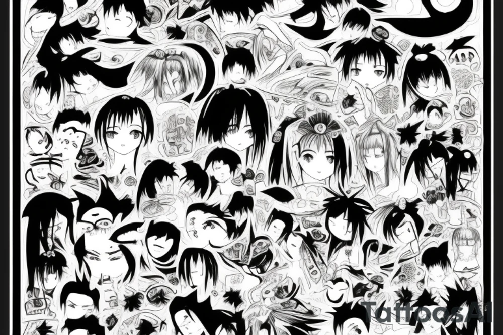 Manga tattoo idea