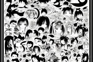 Manga tattoo idea